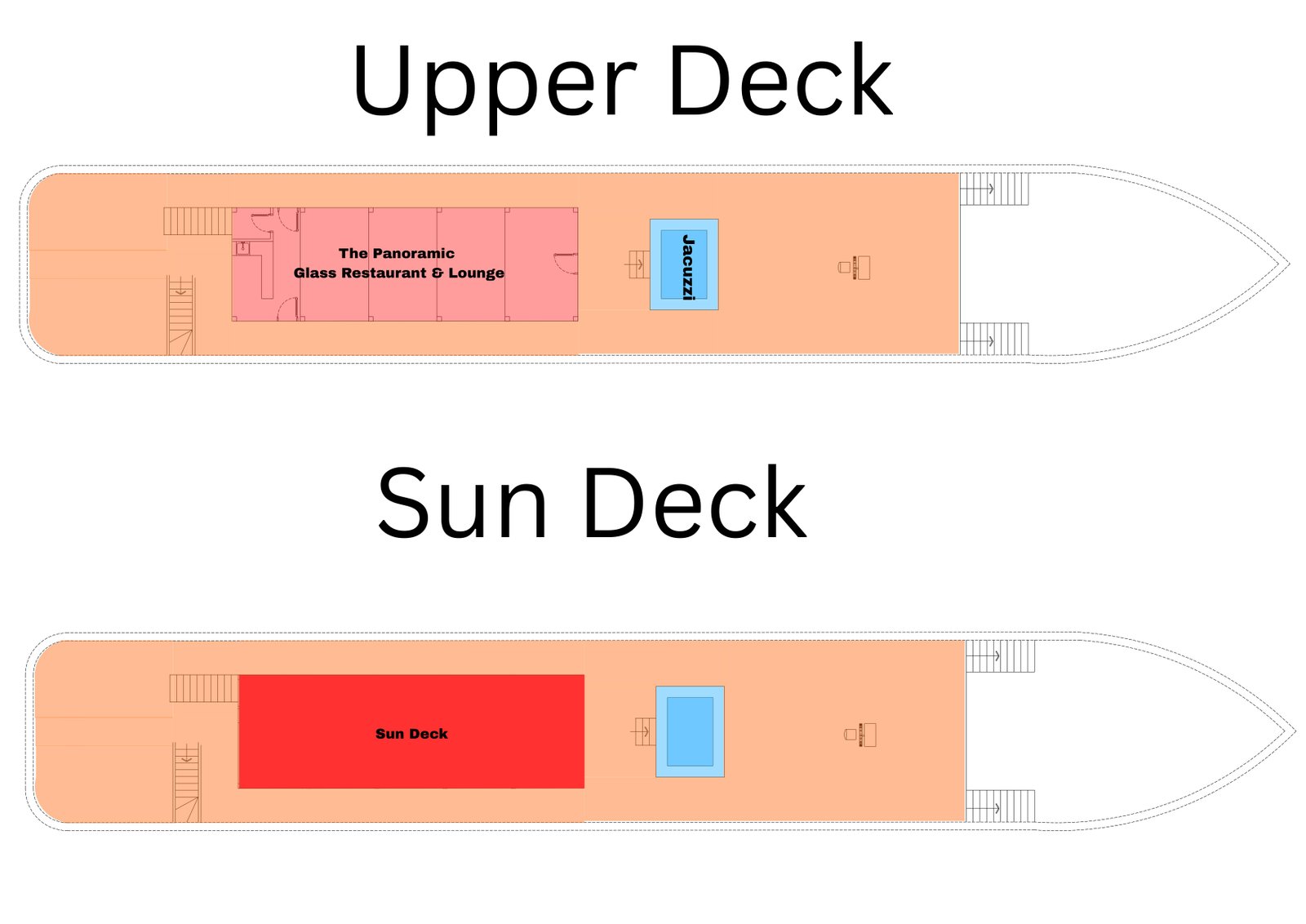 Soul of the Nile Sun Deck Plan