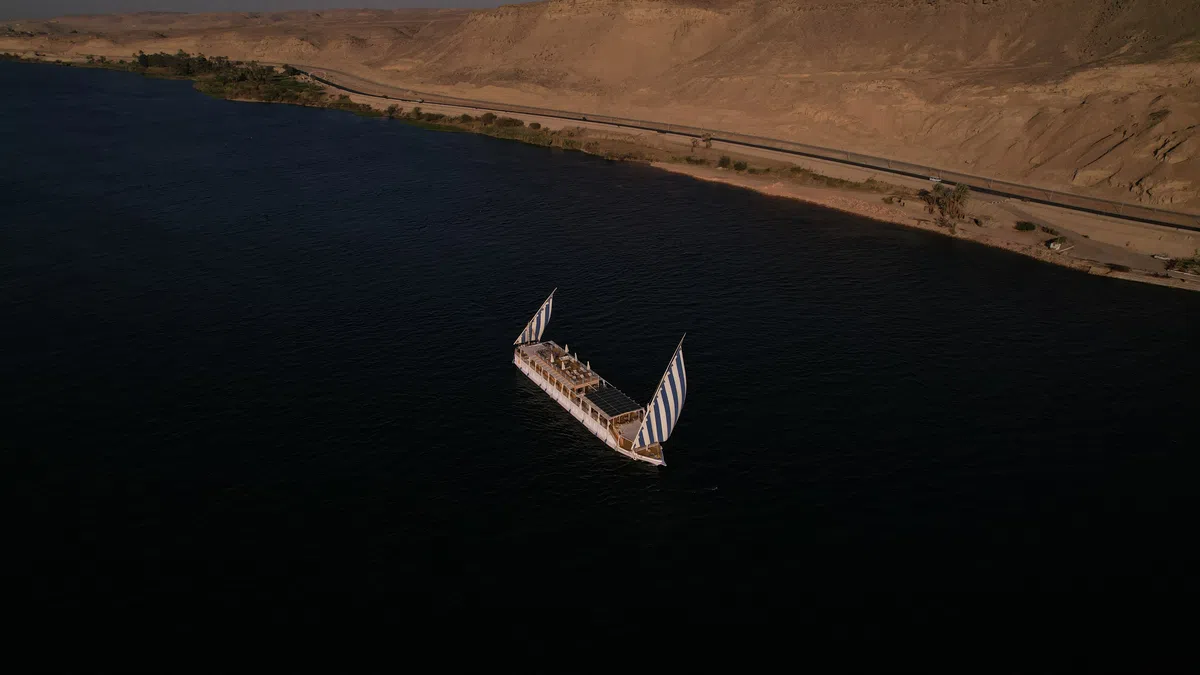 Soul of the Nile Dahabiya aboard Soul of the Nile luxury Nile cruise — 2027 Solar Eclipse trip